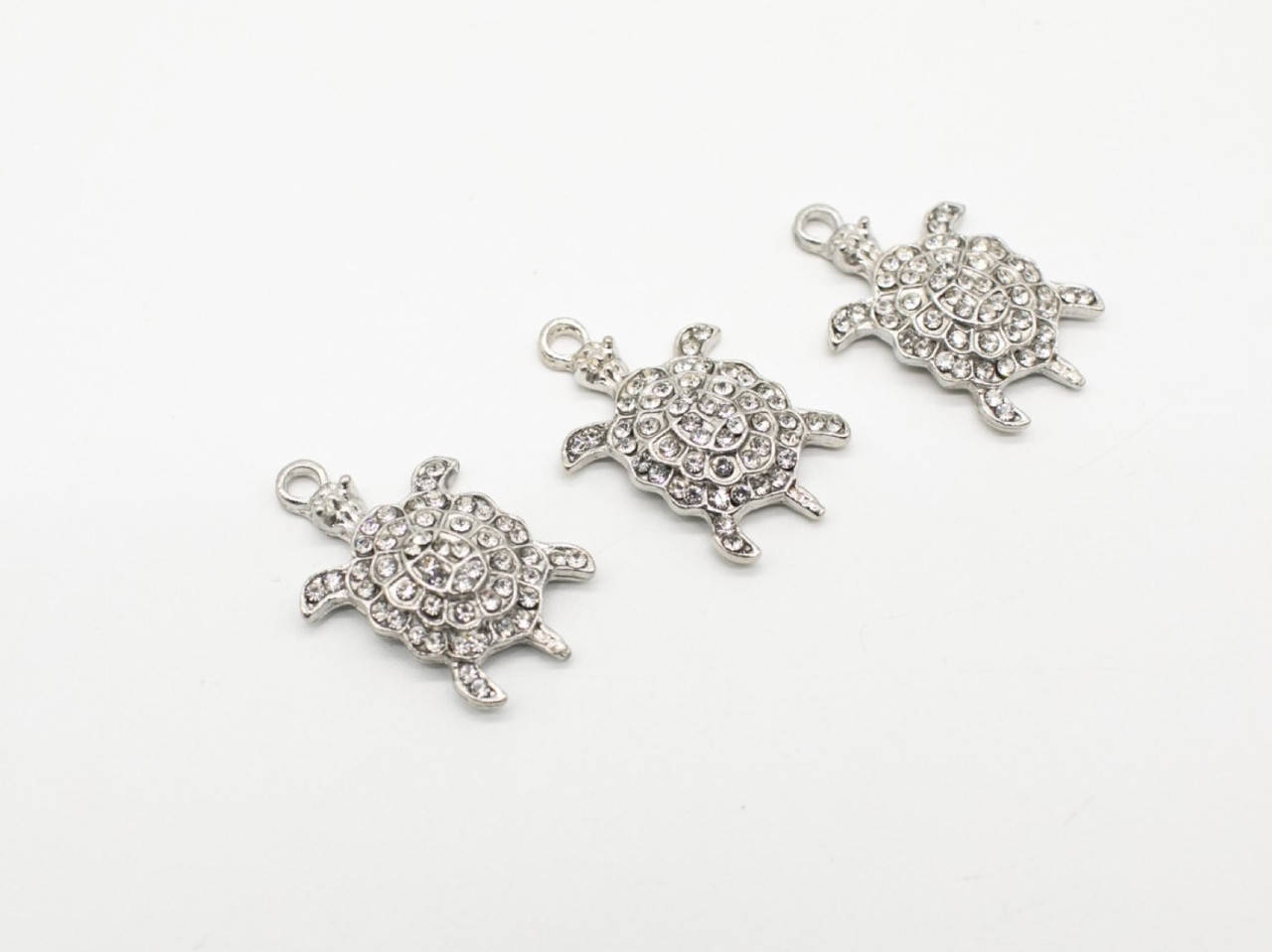 

Подвеска. Черепаха. Цвет "серебро". 33х17мм