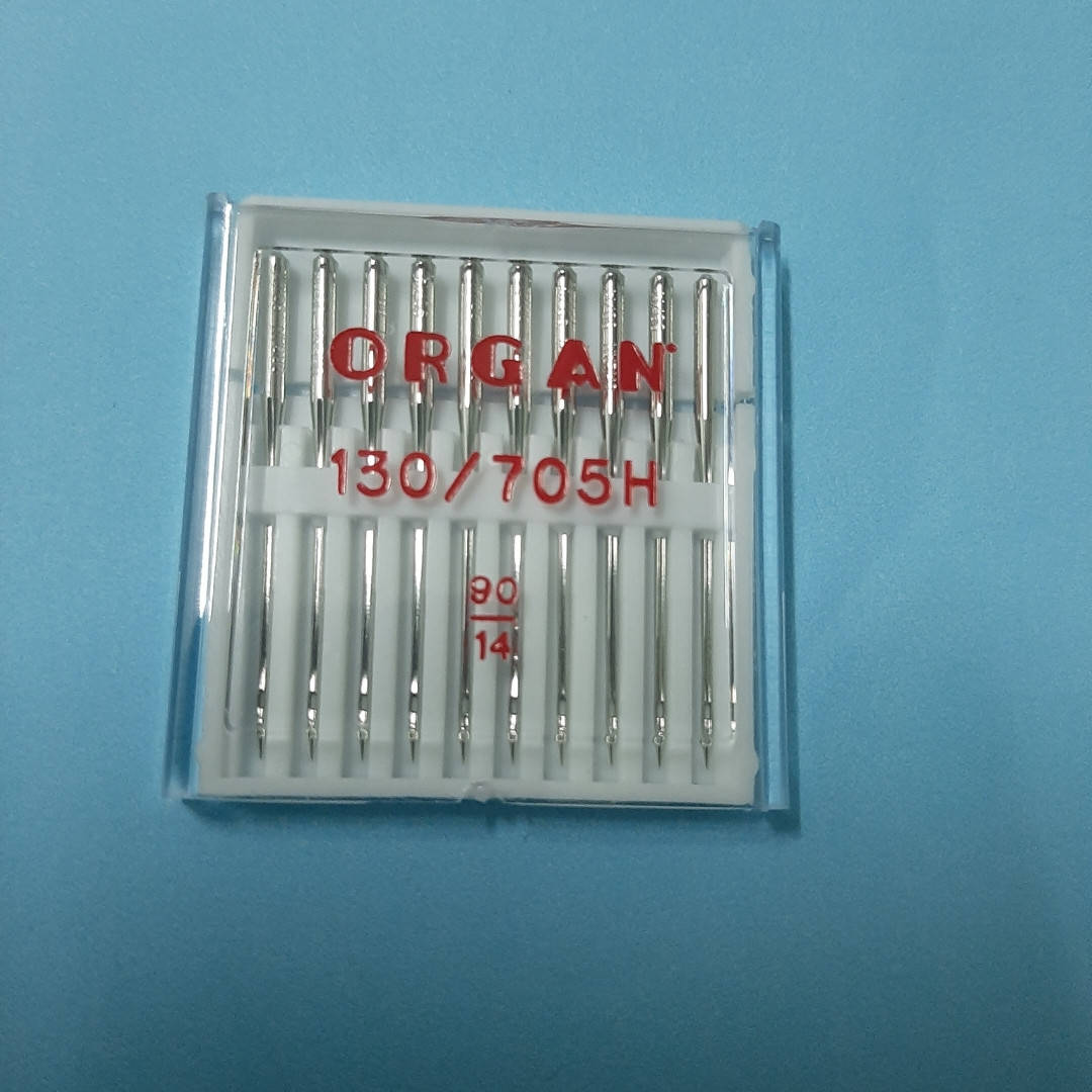 

Иглы бытовой швейной машины organ needles универсальные №90 130/705H 15×1