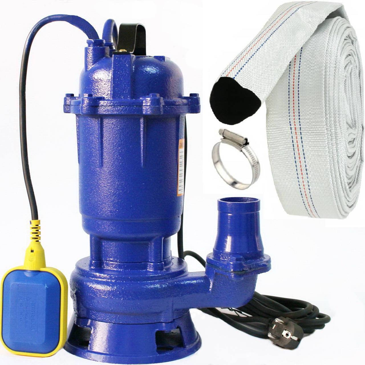 

Насос погружной фекальный бытовой с измельчителем 2 кВт насосы для канализации, выгребных ям грязных вод WQD12