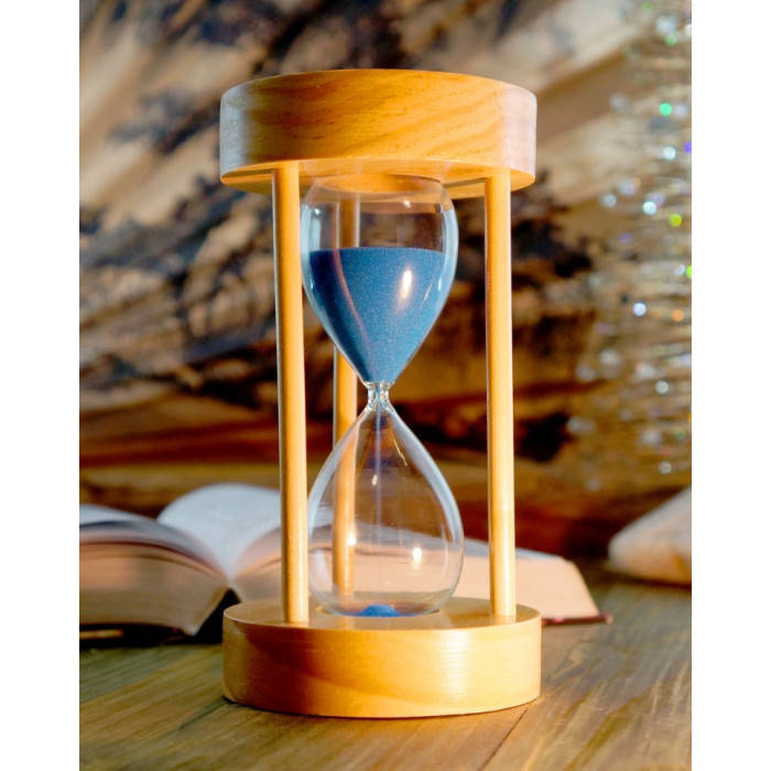 

Песочные часы "Круг" синий песок ~15 минут с погрешностью