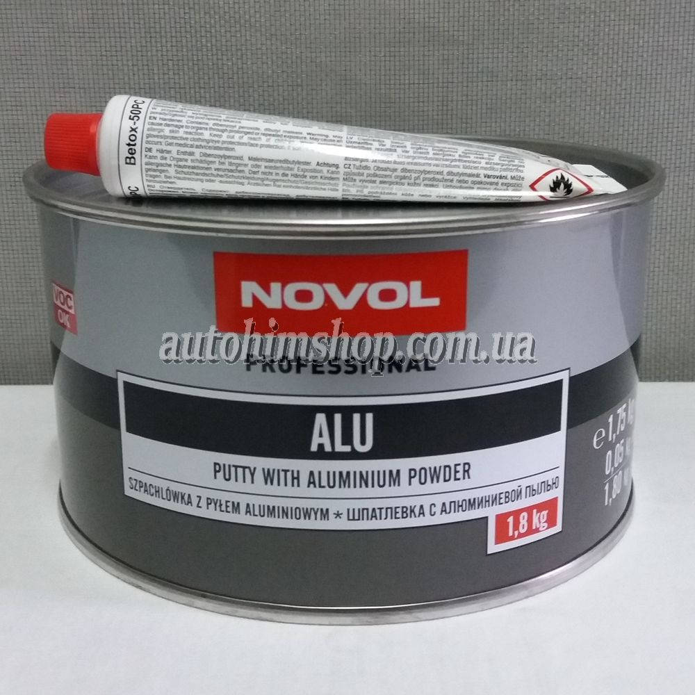 

Шпатлевка Novol Alu с алюминием 1750+50 г