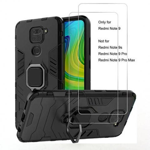 

Xiaomi Redmi Note 9 противоударный чехол кольцо Hybrid