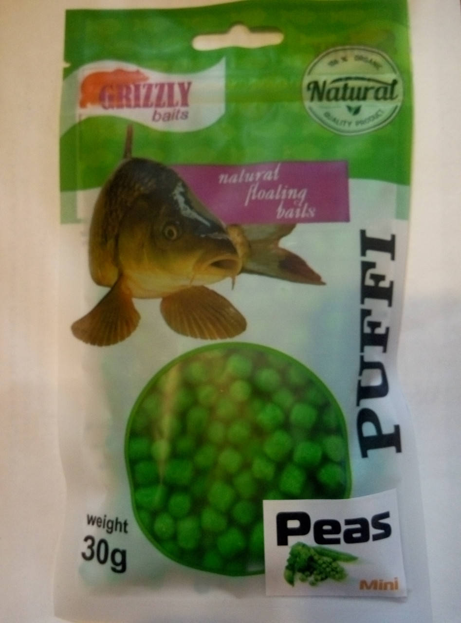 

Наживка GRIZZLY Puffi ( Горох) мини 30 гр.