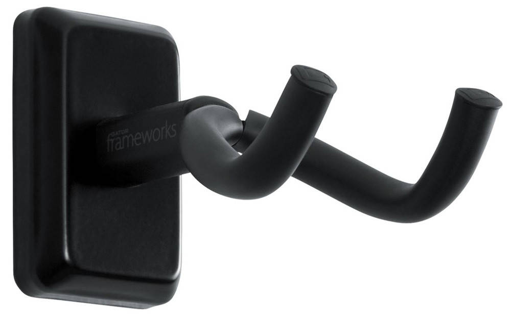 

Настенное крепление для гитары GATOR FRAMEWORKS GFW-GTR-HNGRBLK Black Wall Mount Guitar Hanger