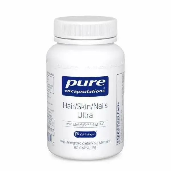 

Витамины для волос, кожи и ногтей, Hair Skin Nails Ultra, Pure Encapsulations, 60 капсул (PE-01357)