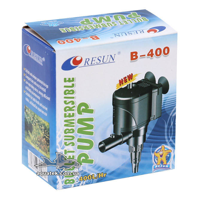 

Насос для аквариума Resun B-400, 400 л/ч