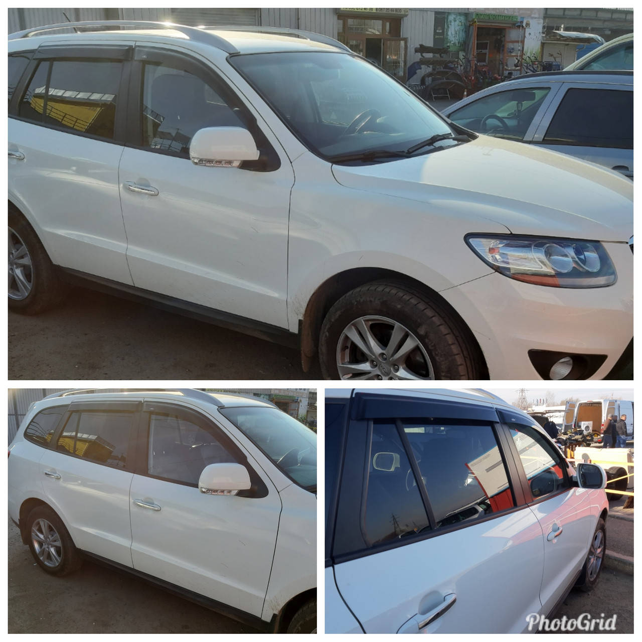 

Дефлекторы окон (ветровики) Hyundai Santa Fe 2006-2012 4шт (HIC)