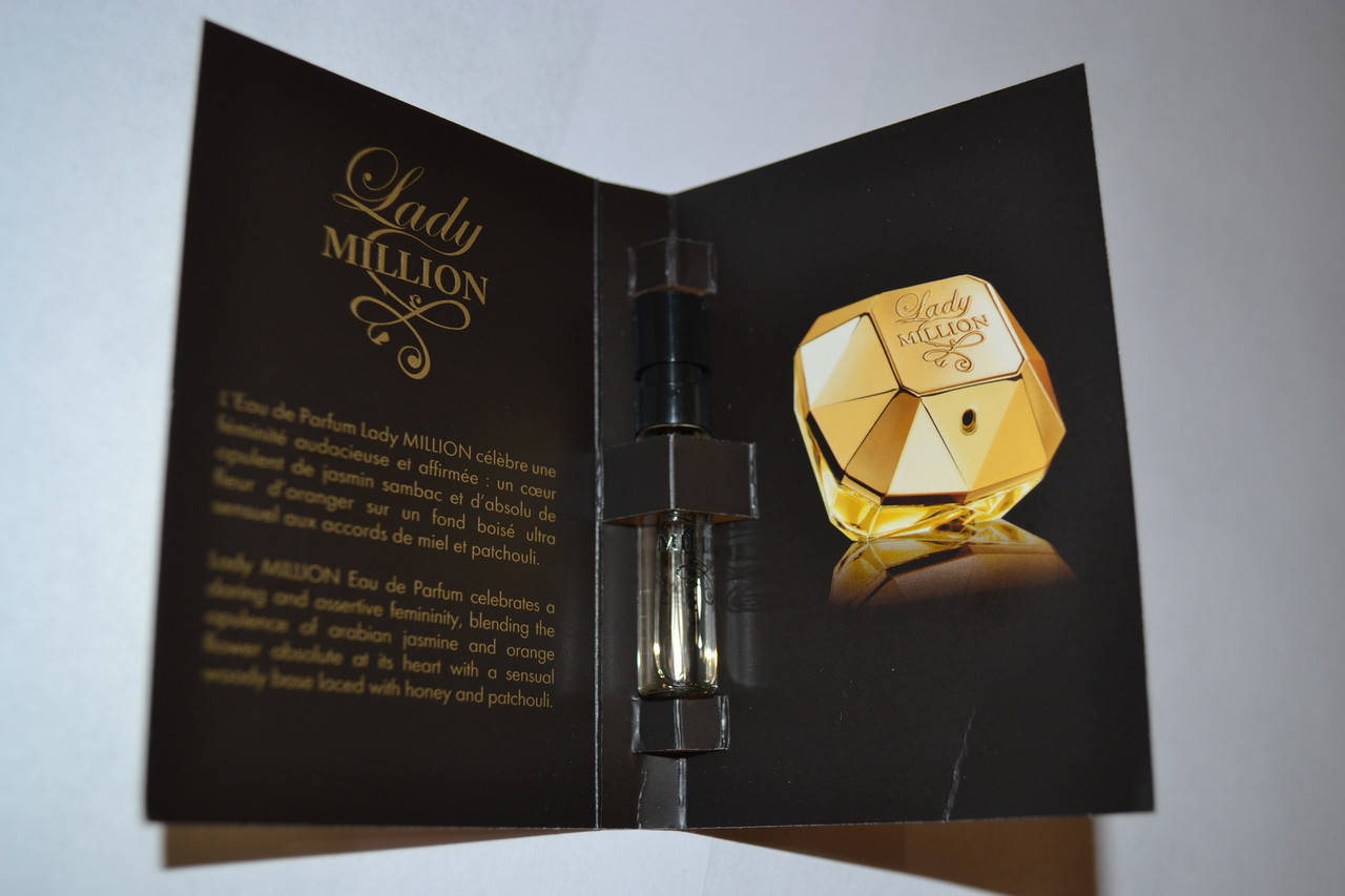 

Пробник женской парфюмированной воды Paco Rabanne Lady Million 1.2ml
