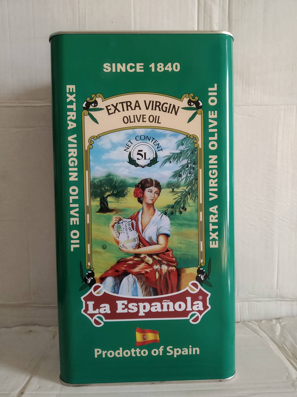 

Масло оливковое La Espanola Olive Extra Virgin oil ж/б, 5л