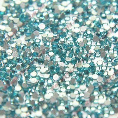 

Стразы Swarovski аквамарин, SS3(50 шт) в баночке