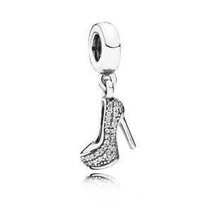 

Серебряная подвеска-шарм Pandora «Сверкающая туфелька» 791536CZ