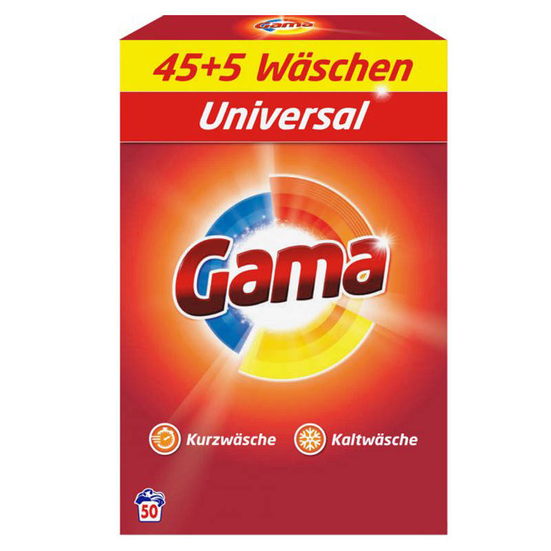 

Стиральный порошок GAMA 3,25 кг