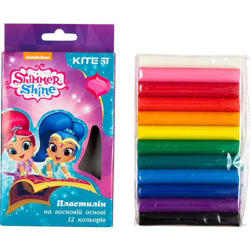 

Пластилин мягкий, 12 цветов, Shimmer&Shine SH18-086, Разные цвета