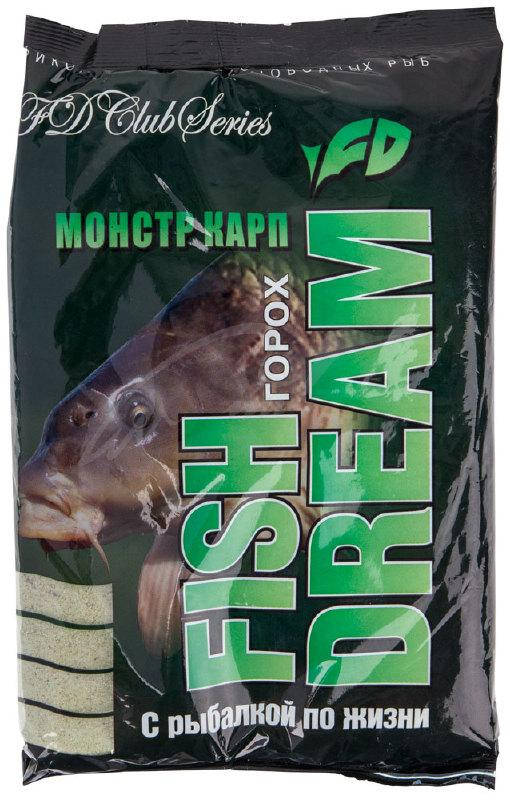 

Прикормка для рыбалки Fish Dream Club Series. Елитная. "Монстр Карп" (горох)