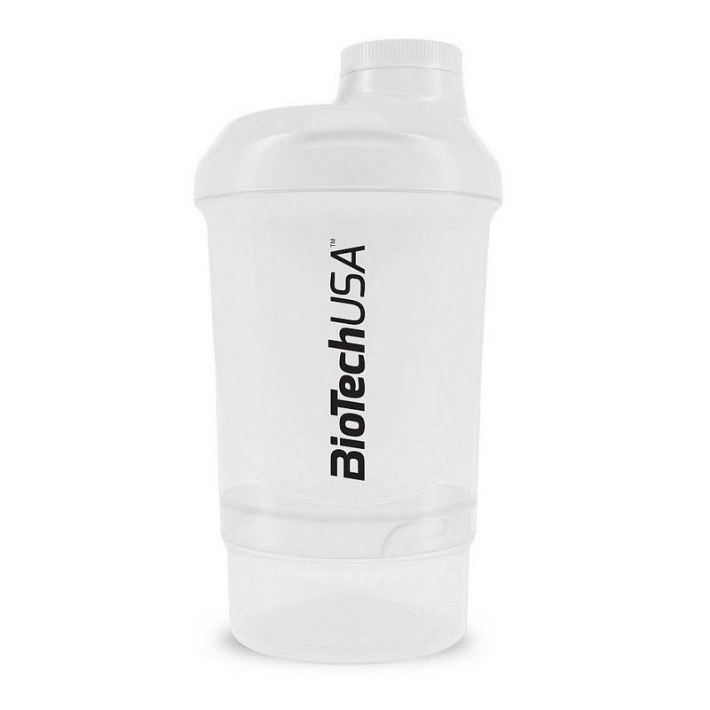 

Шейкер многокомпонентный белый BioTech Shaker Wave Mini + 2 in 1 300 ml Opal White
