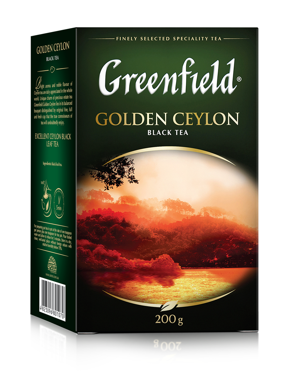 

/Чай чёрный 200г лист Golden Ceylon GREENFIELD