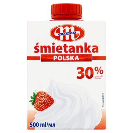 

Вершки тваринні Mlekovita Smietanka 30% 0.5л