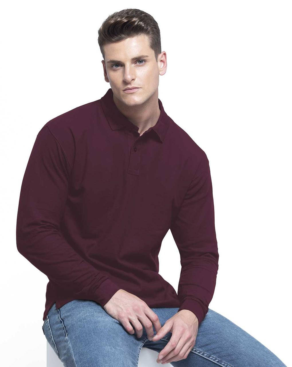 

Мужская рубашка-поло с длинным рукавом JHK POLO REGULAR MAN LS