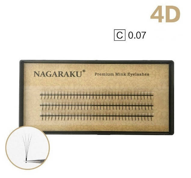 

Ресницы Nagaraku 4d С 0,07 9