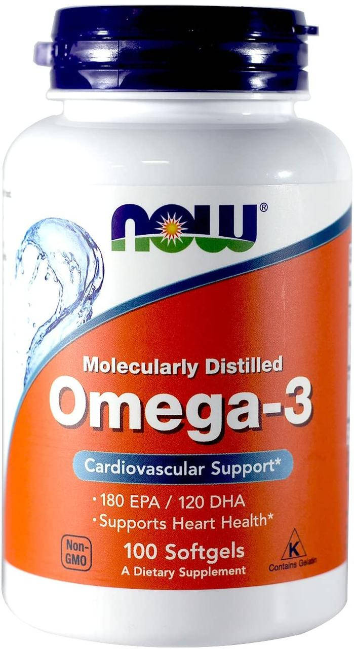 

Now Foods Omega-3 100 гелевых капсул