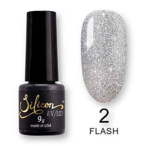

Гель-лак Silicon Flash № 02 светоотражающий, 9 мл