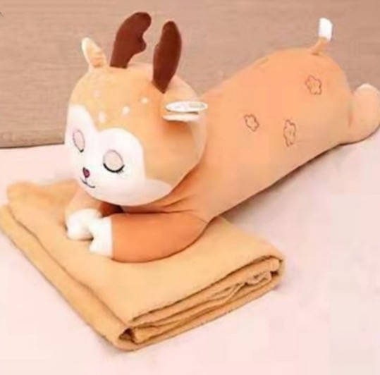 

Игрушка плед 3 в 1. Оленёнок. Разные цвета. Олень