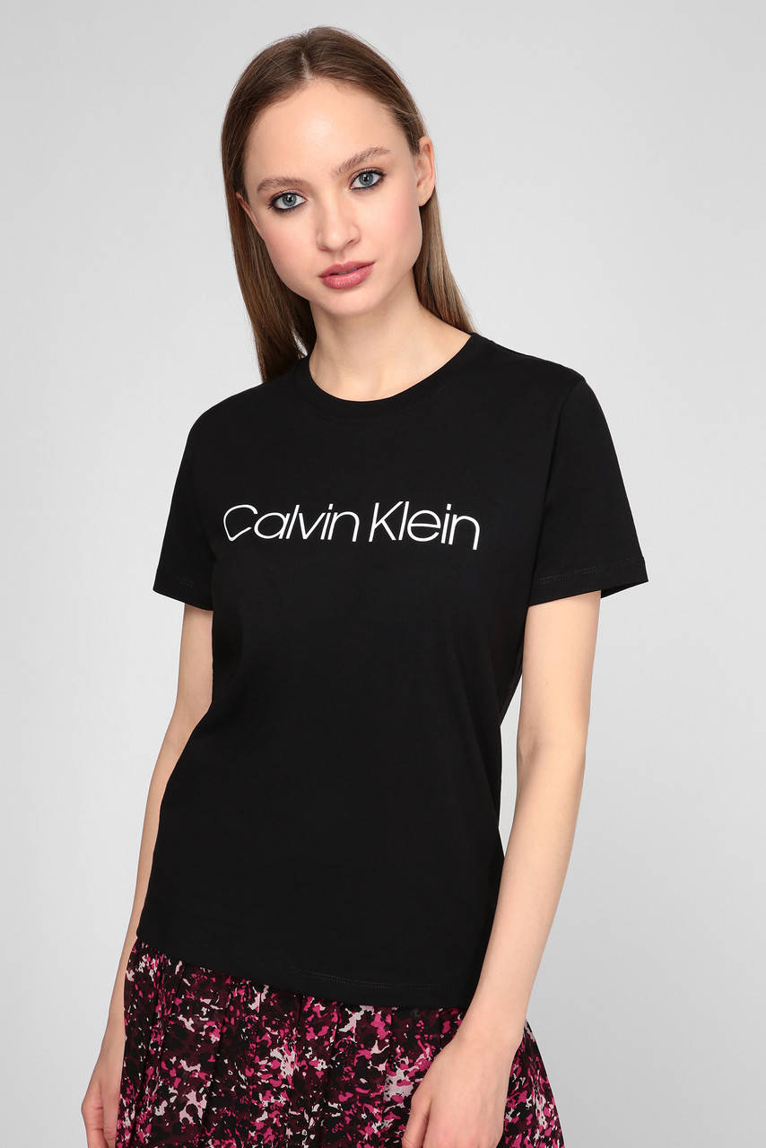 

Футболка женская "Calvin Klein", кельвин кляйн черная M