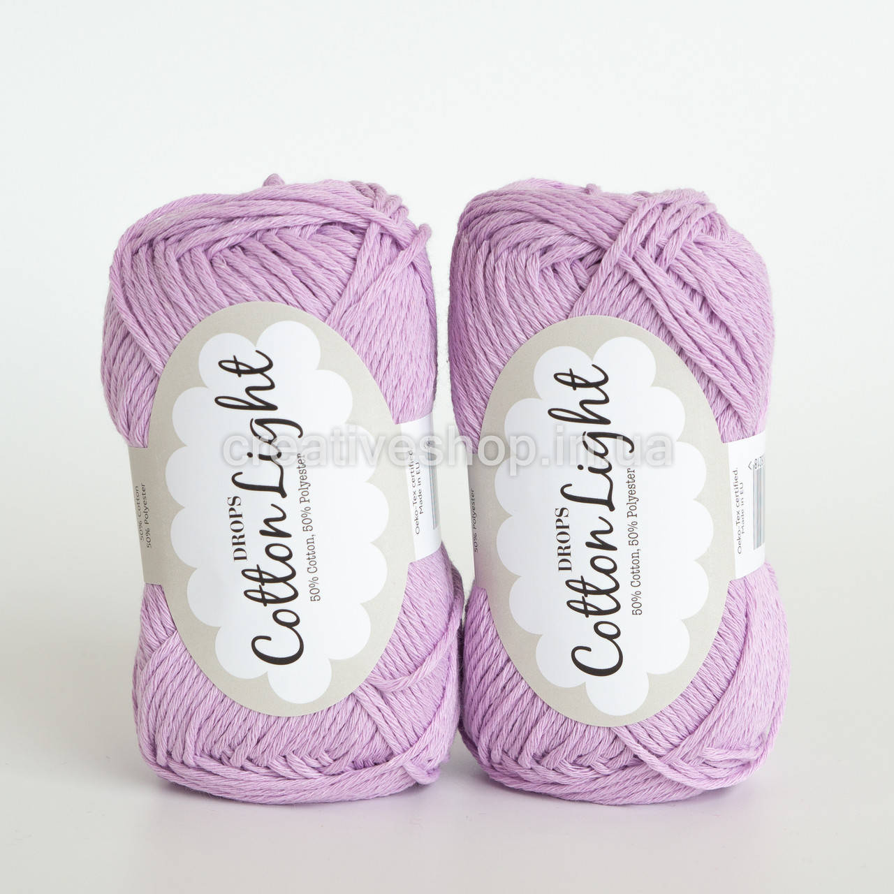 

Пряжа DROPS Cotton Light (цвет 25 light lilac), Сиреневый