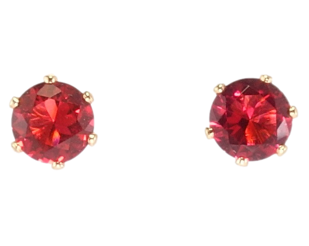 

Серьги Xuping Позолота 18K гвоздики (пусеты) "Красные кристаллы в крапановой оправе" ø 7мм