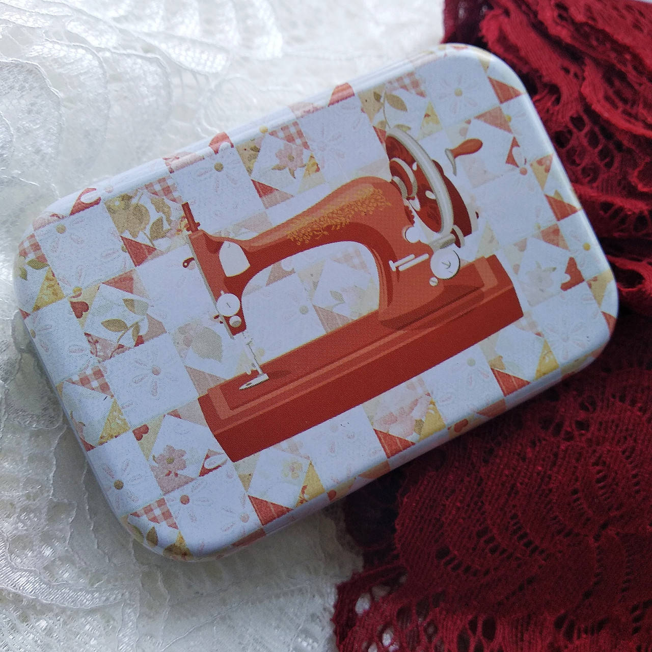 

Коробка металлическая прямоугольная "Sewing", Разные цвета