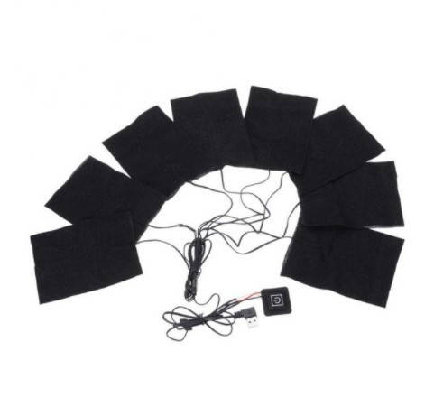 

USB нагревательный элемент Hokini 8 пластинок Водонепроницаемый Черный (sv0206-10)