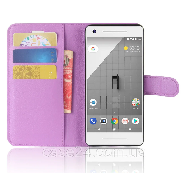 

Чехол книжка Lichee для Google Pixel 3 (9 цветов) фиолетовый