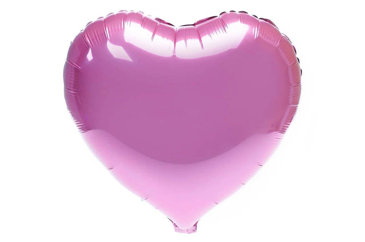 

Фольгированное сердце 18"(45см) розовое, Китай