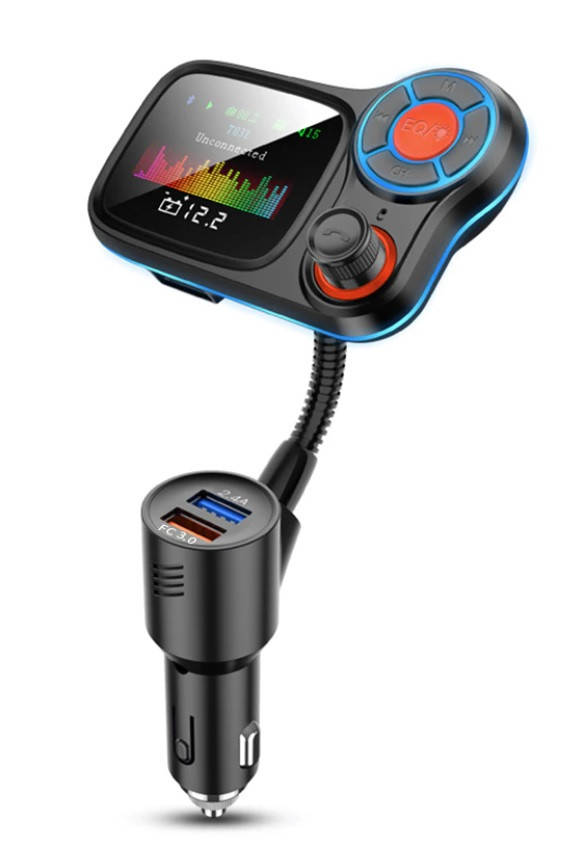 

FM-трансмиттер T831 Bluetooth 5.0 / microSD / QC 3.0 / RGB Black