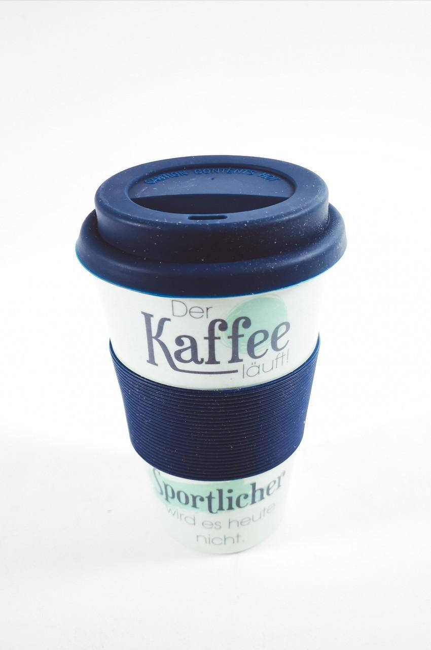 

Кофейная кружка to go becher 350ml bambus Der Kaffe