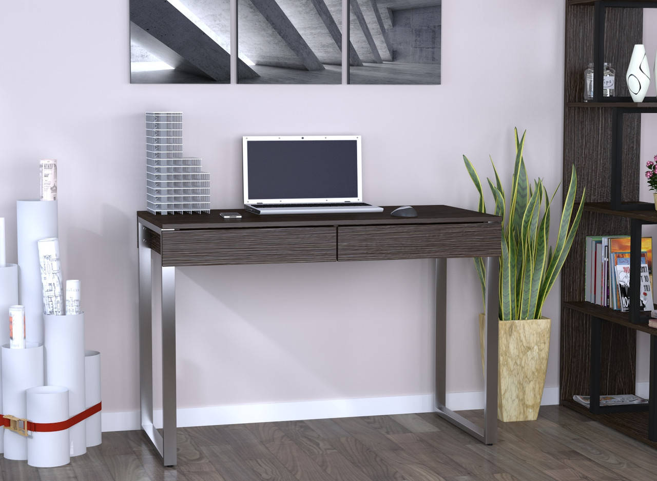 

Письменный-компьютернй стол Loft-Design L-11 1100х550х750 мм венге-корсика