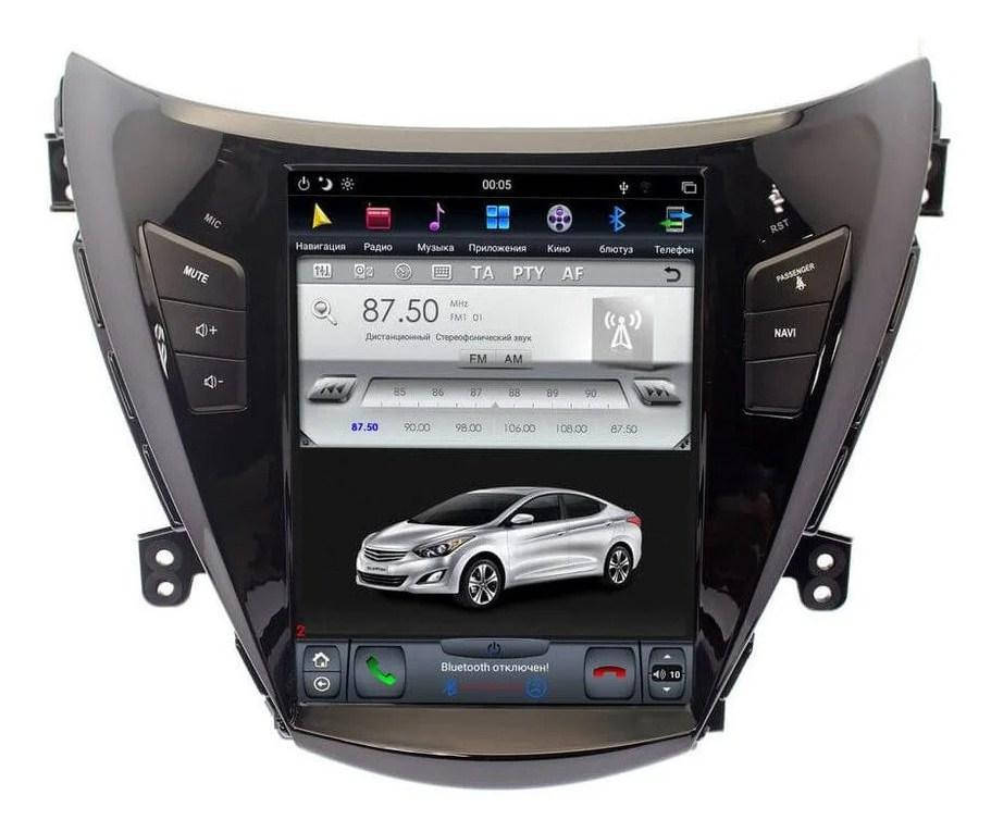 

Штатная магнитола для Hyundai Elantra 2011-2013 Tesla Style на Android