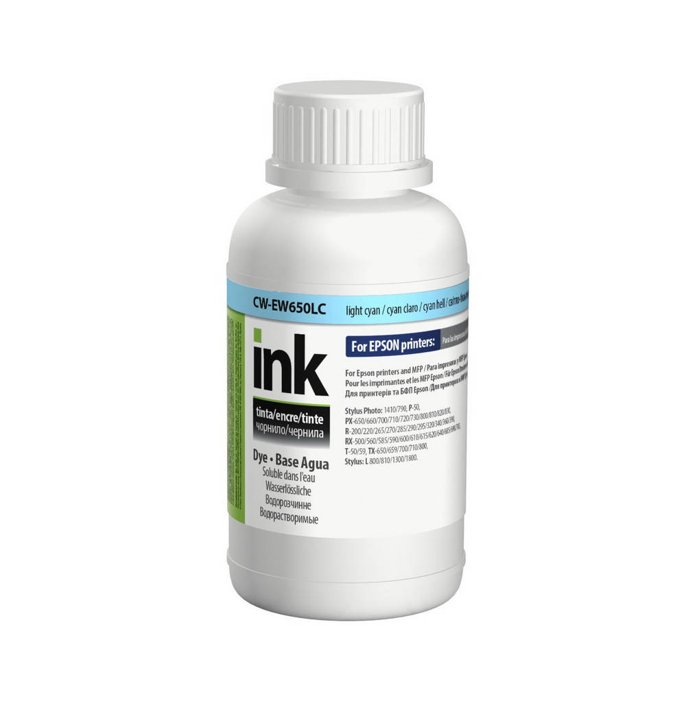 

Чернила для Epson ColorWay CW-EW650, light cyan, 200 ml
