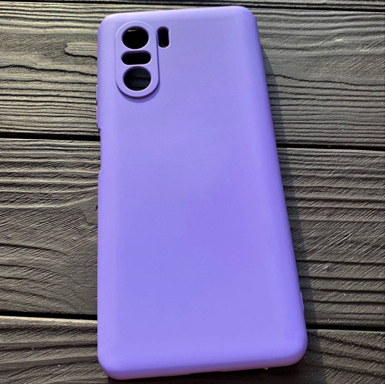 

Силиконовый чехол Soft Silicone Case Full для Xiaomi Poco F3 фиолетовый (бампер)