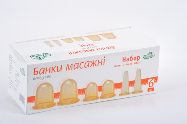 

Набор антицеллюлитных банок массажных 6 шт.