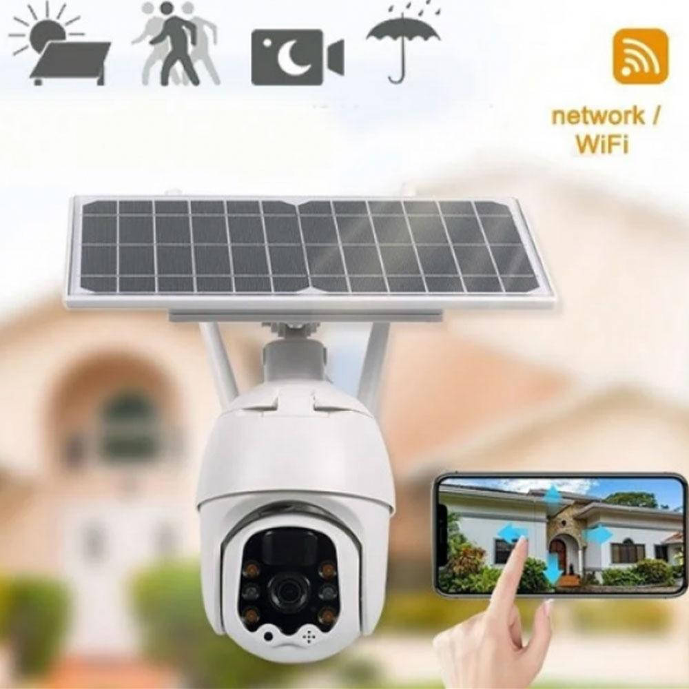 

Камера видеонаблюдения CAMERA Q5 с солнечной панелью и удаленным доступом Solar Panel и WI-FI