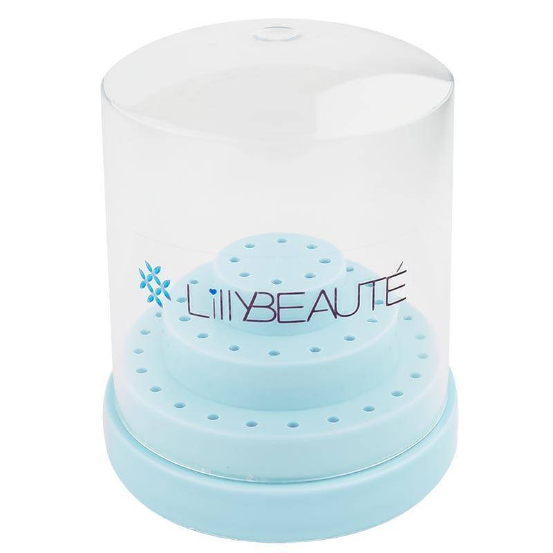 

Подставка для фрез (насадок) на 48 шт Lilly Beauty, голубая, Голубой