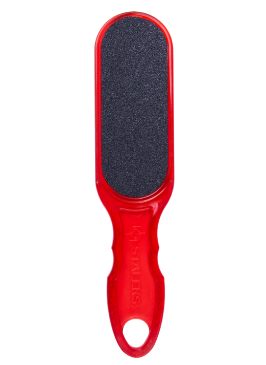 

Тёрка для стоп пластиковая Staleks CLASSIC 10 TYPE 3 (60/80), красная AC 10/3