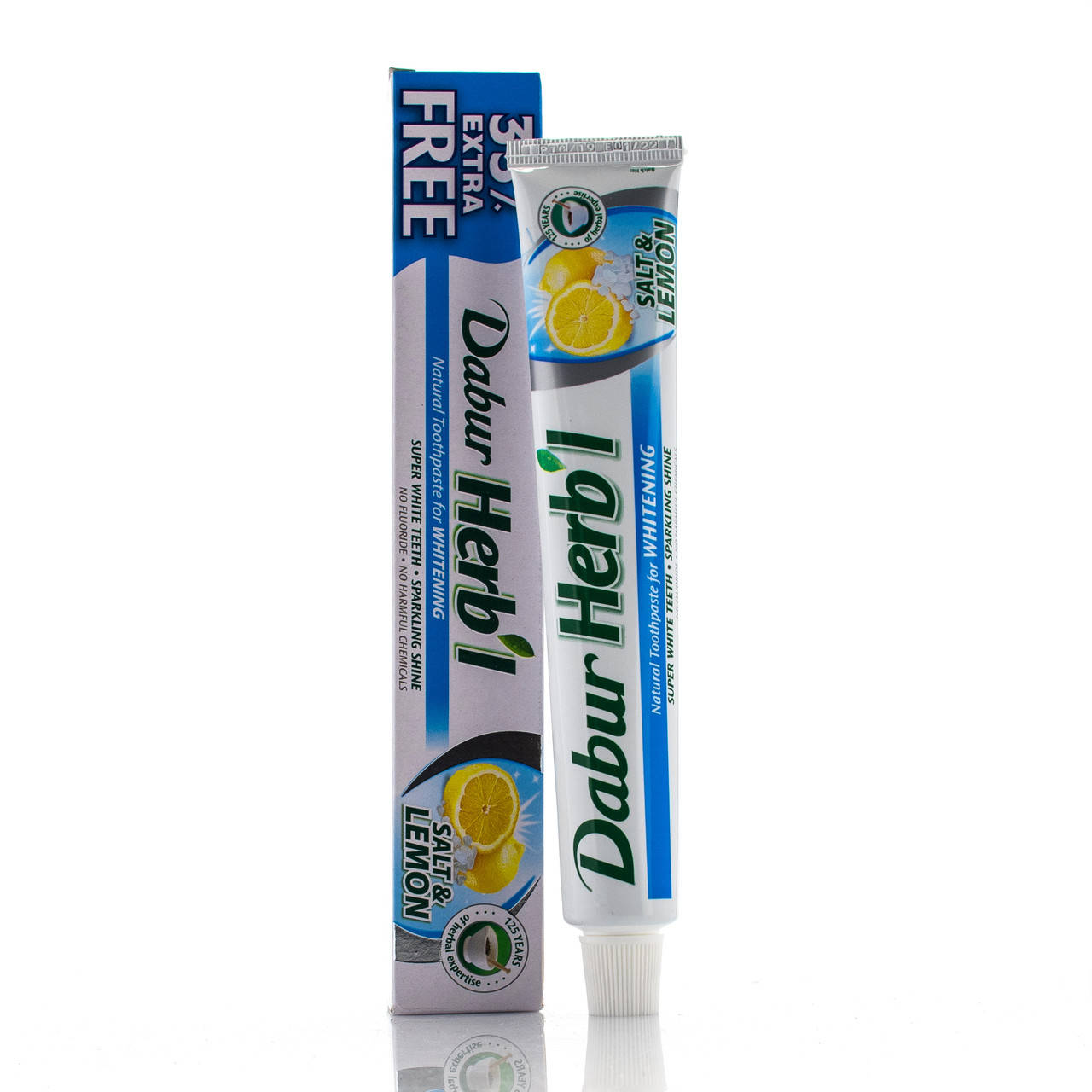 

Зубная паста Хербал, лимон с солью / Dabur Herb’l Salt & lemon / 80г