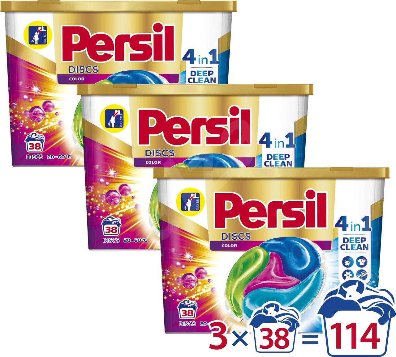 

Капсулы для стирки цветного белья Persil Discs 4 в 1 Color 114 шт
