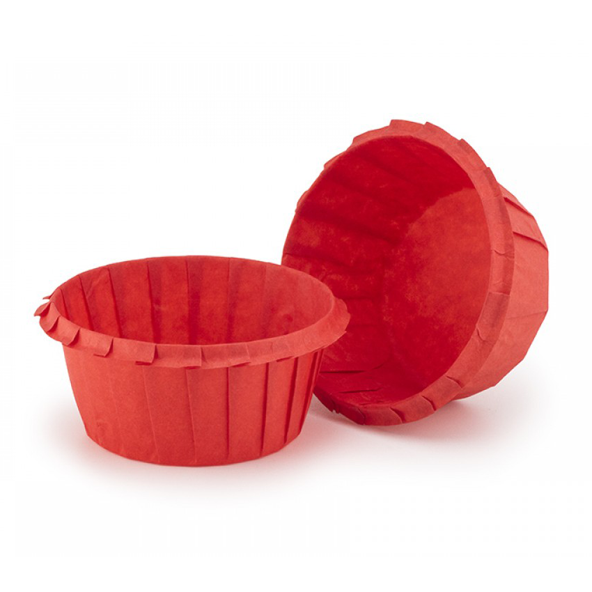 

Бумажная форма (55*35) с усиленным бортиком (50 шт), красная