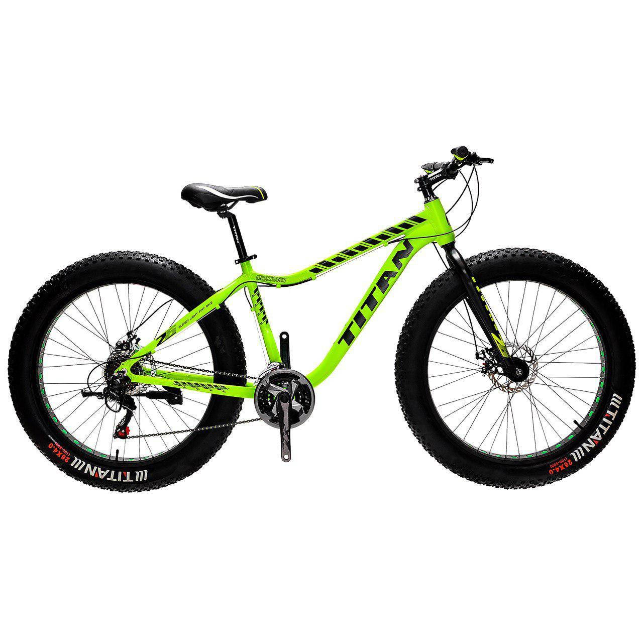 

Велосипед Фэтбайк Titan - Crossover 26 " ( Алюминиевая рама ), Разные цвета