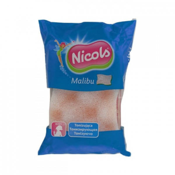 

Губка банная массажная Nicols Malibu, 1 шт
