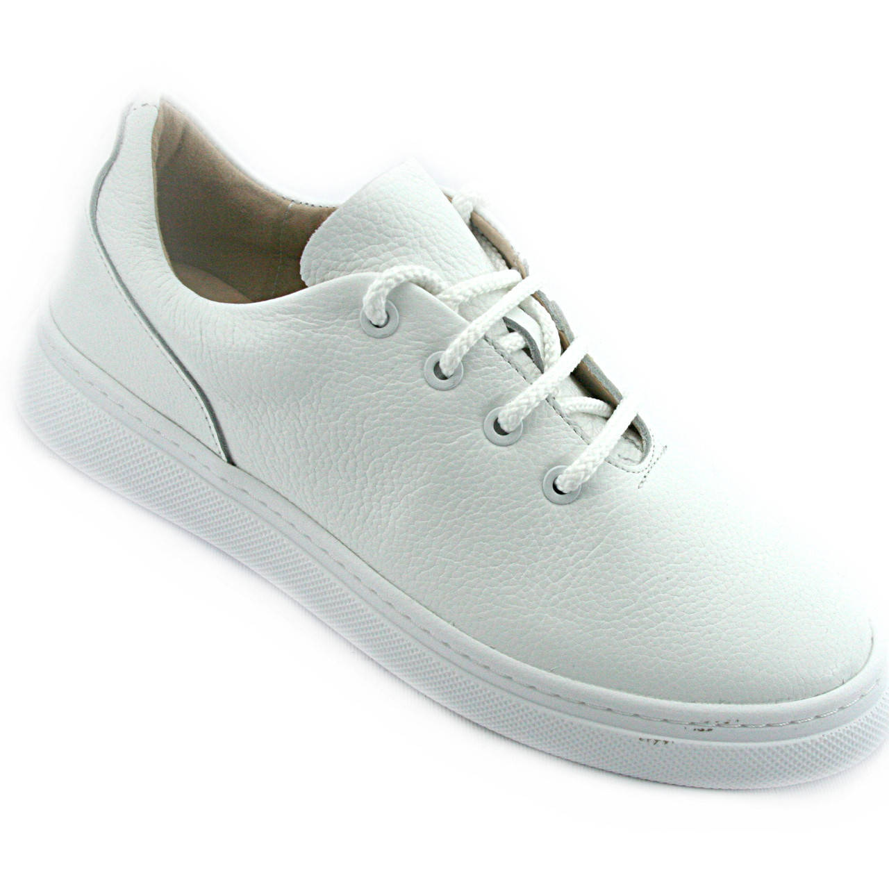 

Кеды белые женские из натуральной КОЖИ 40, Белый