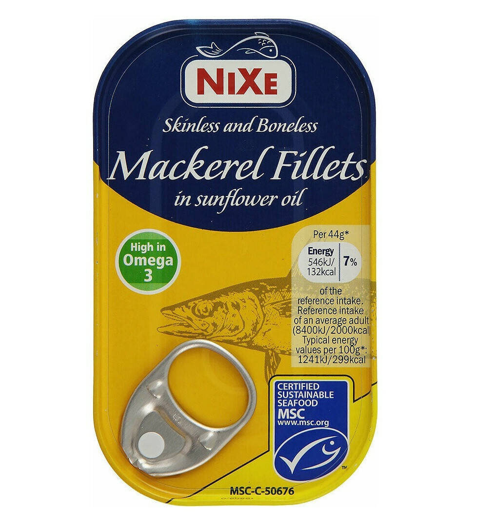 

Филе макрели NIXE в подсолнечном масле 170г